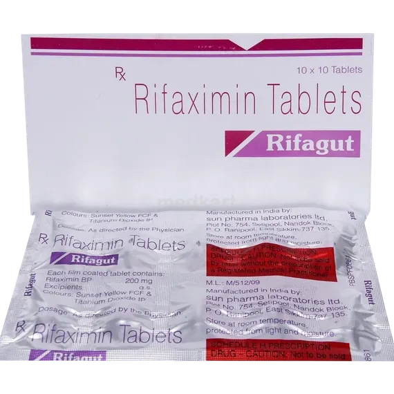 rifagut 200mg tablet 10's